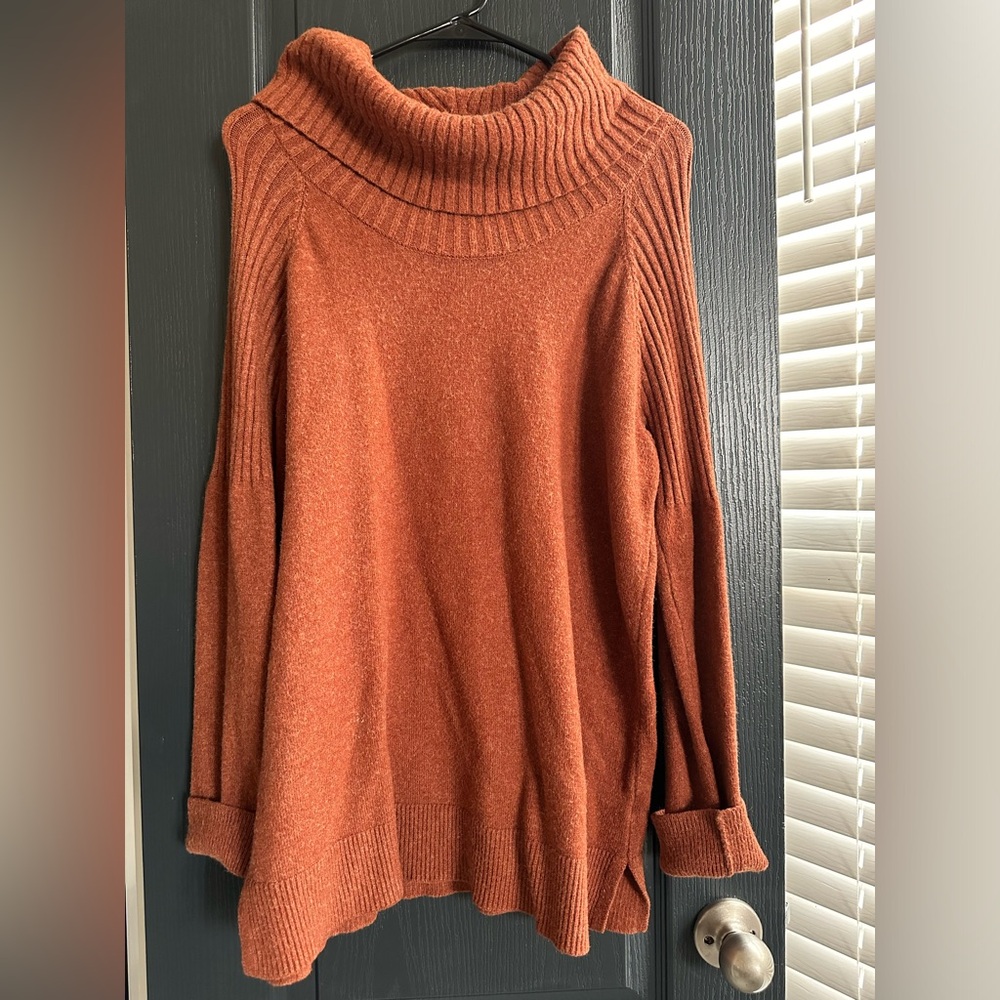 Women’s Cowl Neck Tunic Sweater by  Time and True